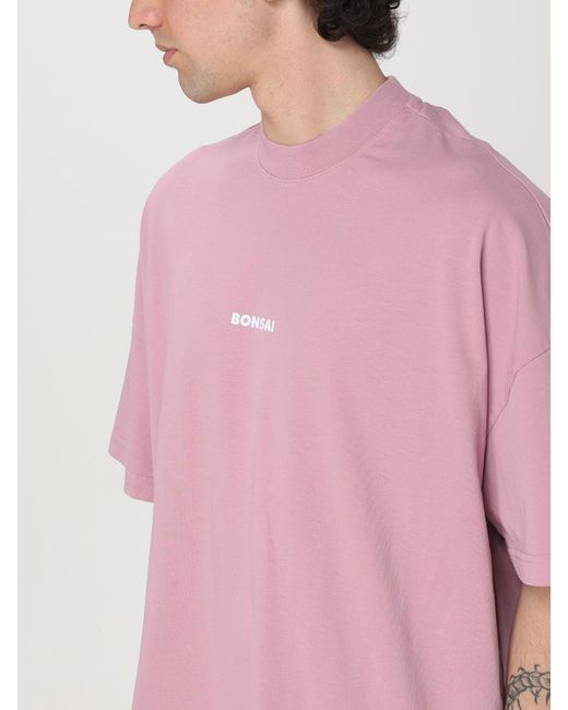 Bonsai T-Shirt Herren in Pink für Herren