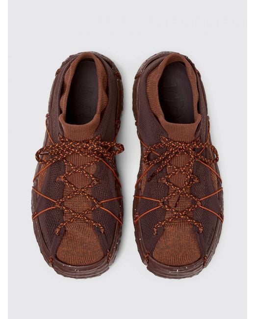 Camper Brown Roku Recycled Polyester Sneakers for men