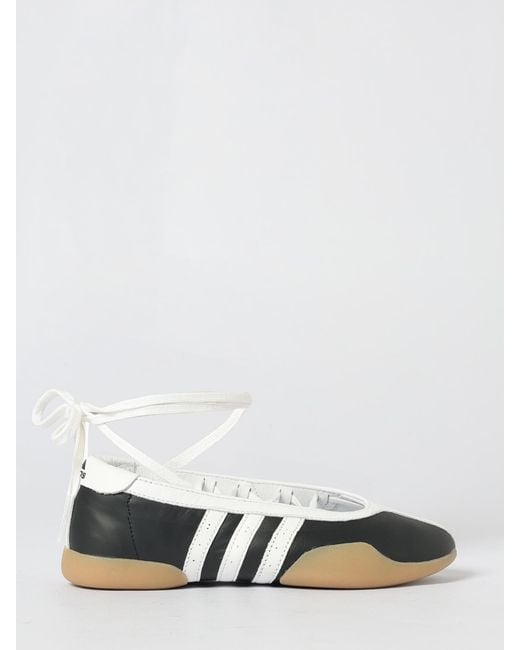 Adidas Originals White Ballet Pumps