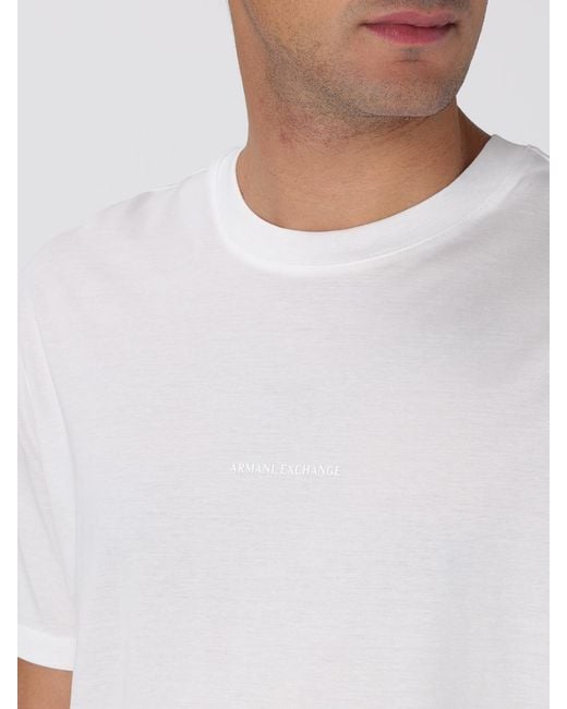 ARMANI EXCHANGE White T-Shirt for men