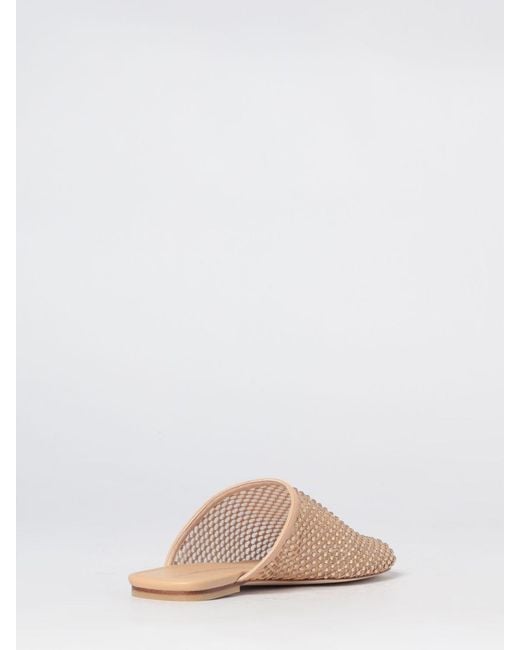 Stuart Weitzman Pink Bareitall Flat Mules