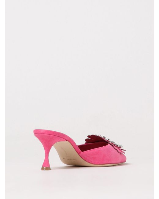 Manolo Blahnik Pink Shoes