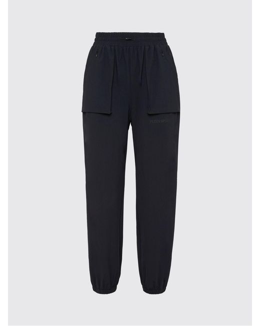 Philipp Plein Blue Technical Stretch Fabric Jogging Pants