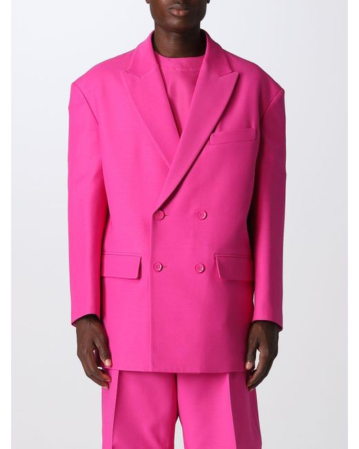 Valentino Blazer in Pink for Men Lyst