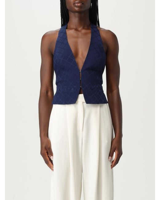 Elisabetta Franchi Blue Vest
