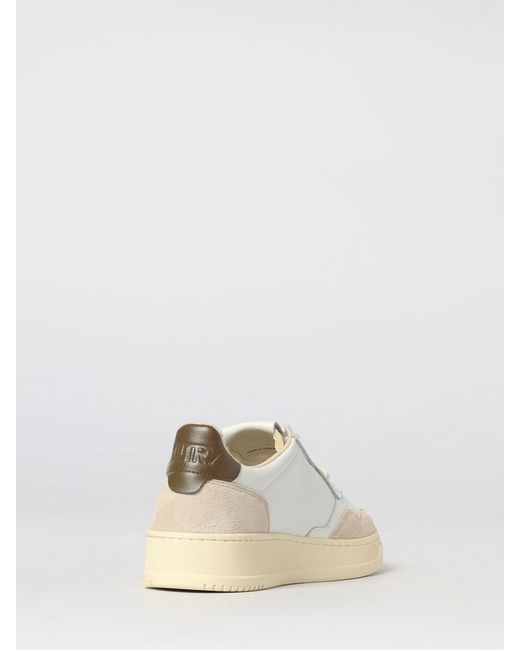 Autry Natural Medalist Low Leather Sneakers for men