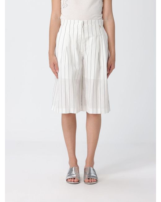 Liu Jo White Tailored Cotton Blend Pants