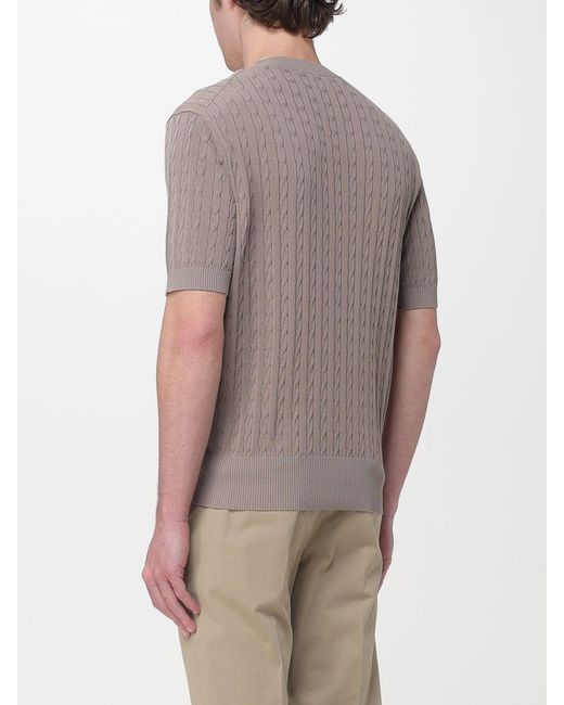 Kangra Gray Crew Neck Pullover for men
