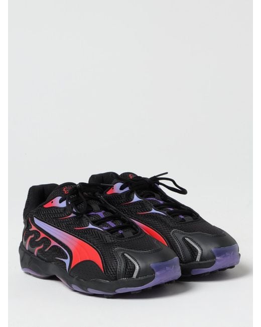 PUMA Black Inhale Sneakers for men