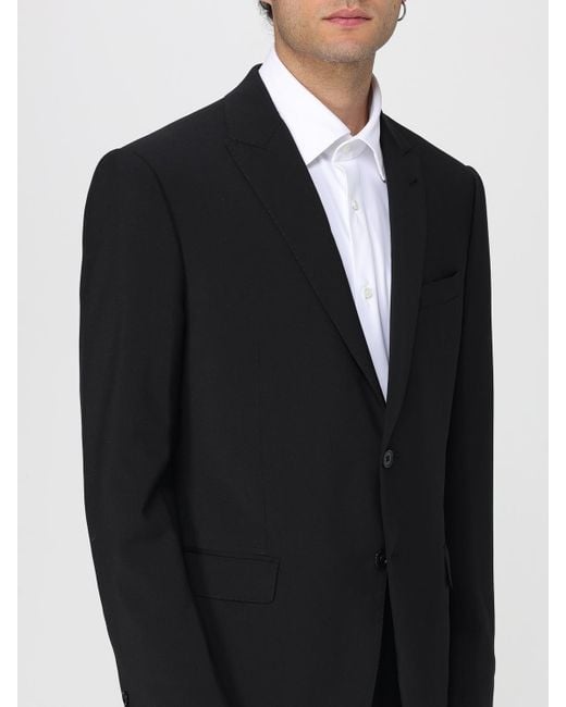 Emporio Armani Black Classic Suit Twopiece for men