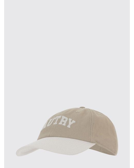 Autry Natural Cotton Twill Hat With Embroidered Logo for men