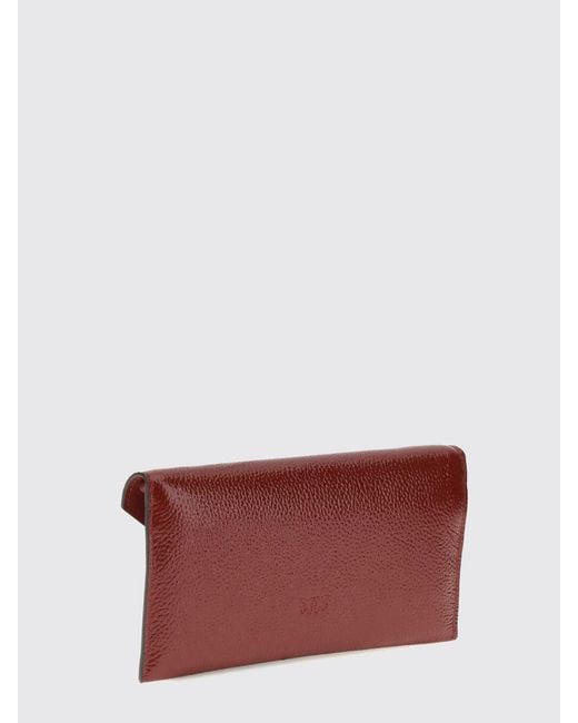 Pinko Red Love One Mini Clutch