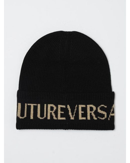 Versace Jeans Couture Black Hat for men