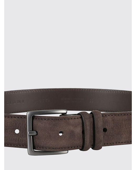 Orciani White Nabucco Suede Belt for men