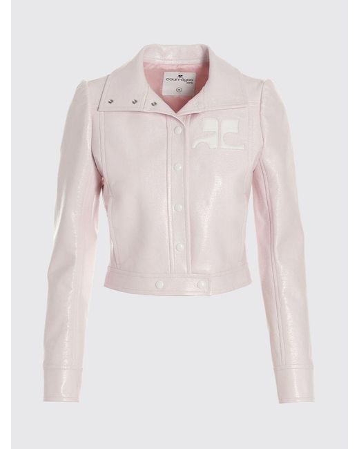 Courreges Blue Courr&Egrave	Ges Patent Leather Jacket