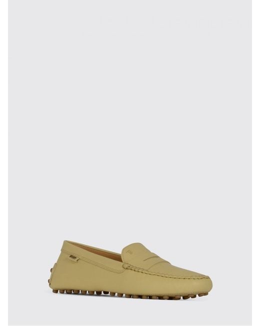 Tod's Yellow Gommino Driver Suede Loafers