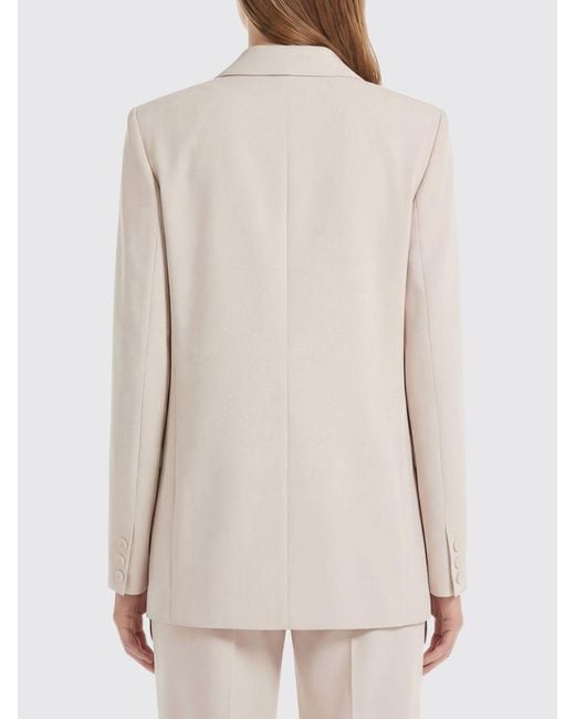 FEDERICA TOSI Natural Double Breasted Blazer