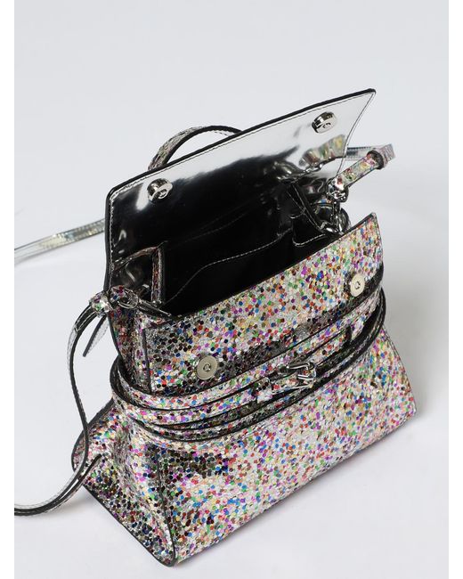 Moschino Couture Gray Crossbody Bags