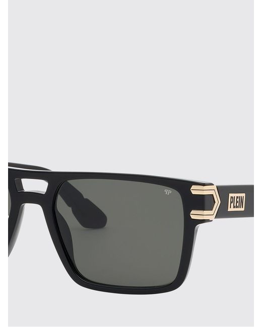 Philipp Plein Gray Sunglasses for men
