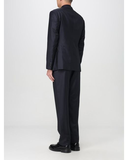 Giorgio Armani Blue Classic Suit Twopiece for men