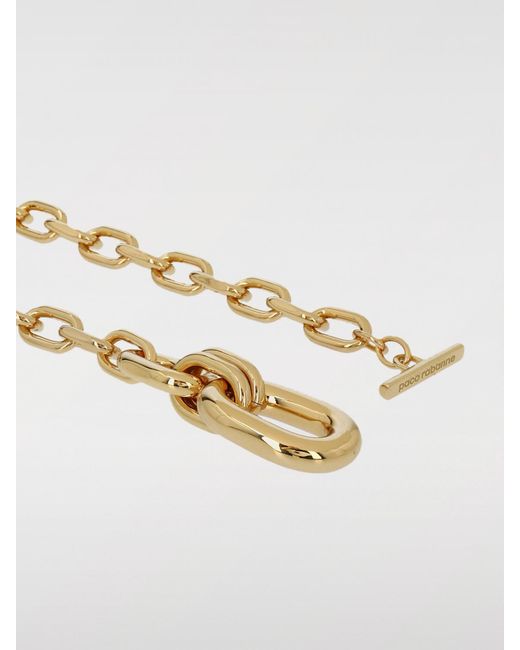 Rabanne White Xl Link Aluminum Necklace