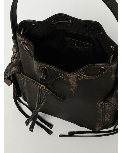 Bolso De Mano Mujer Acne de color Black