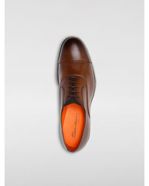 Santoni Schnürschuhe Herren in Brown für Herren