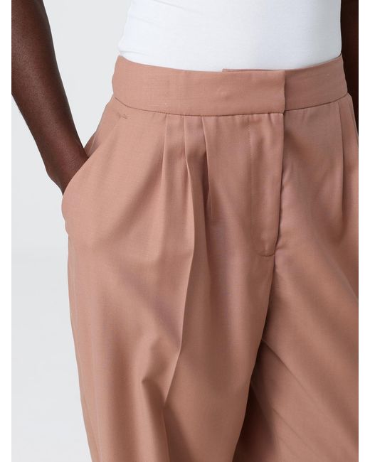 Twinset White Stretch Cotton Classic Trousers