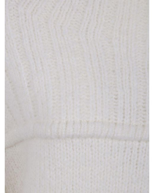 Pullover Di Lana di Dries Van Noten in White da Uomo