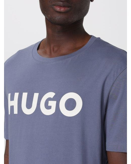 Camiseta HUGO de hombre de color Blue