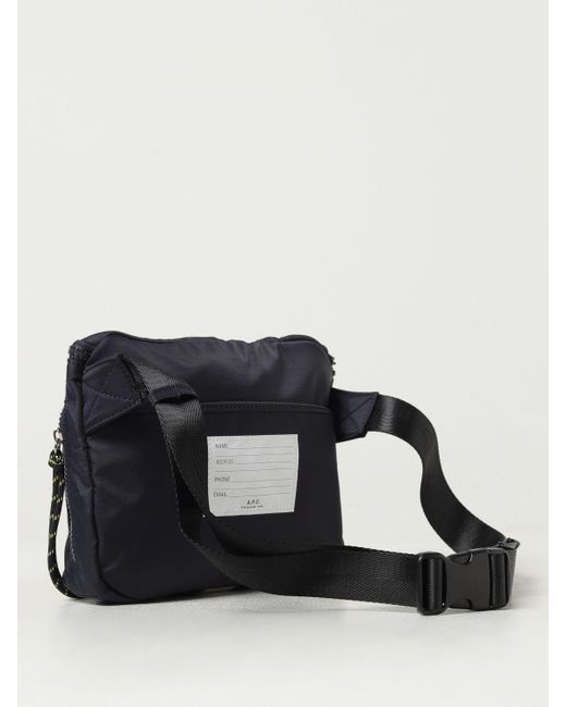 A.P.C. Black Shoulder Bag for men
