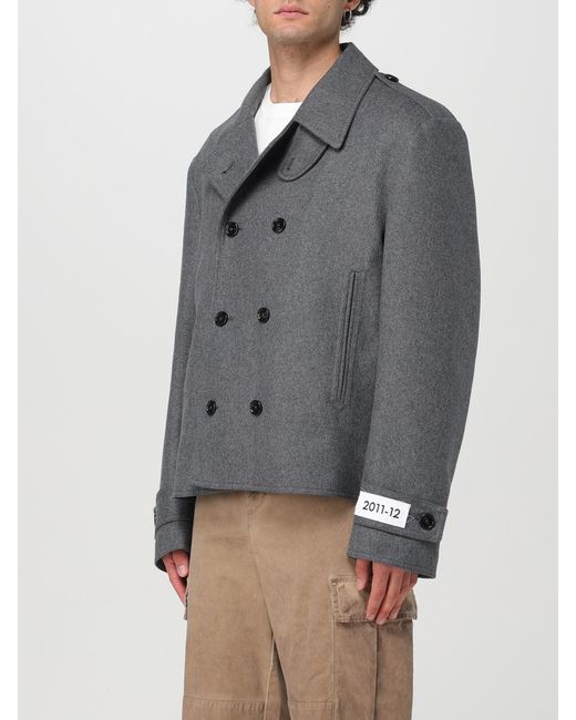 Dolce & Gabbana Gray Coat for men
