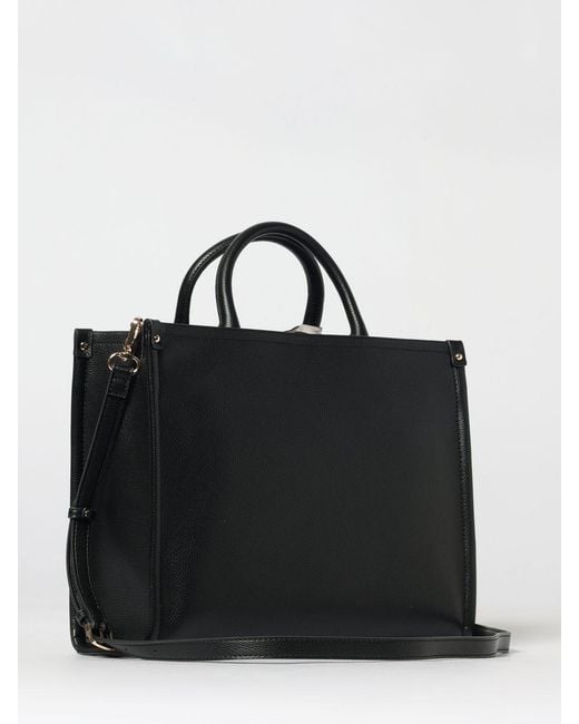 Liu Jo Black Faux Leather Bag With Charm