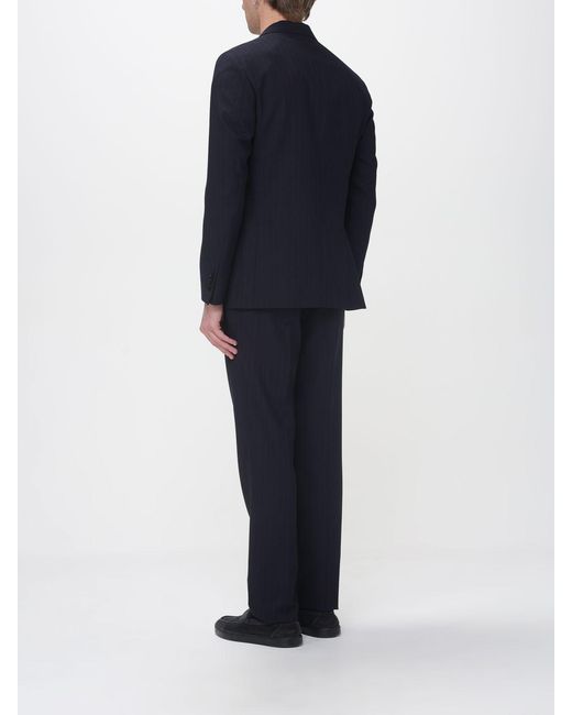 Lardini Blue Virgin Wool Dress for men