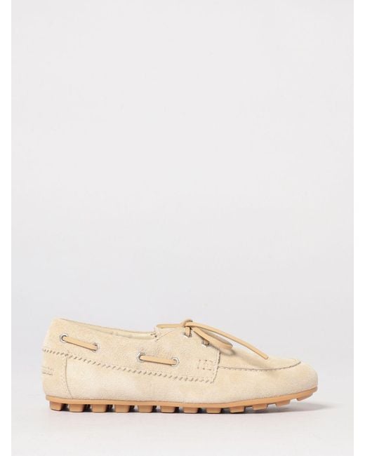 Hogan Natural Suede Loafers