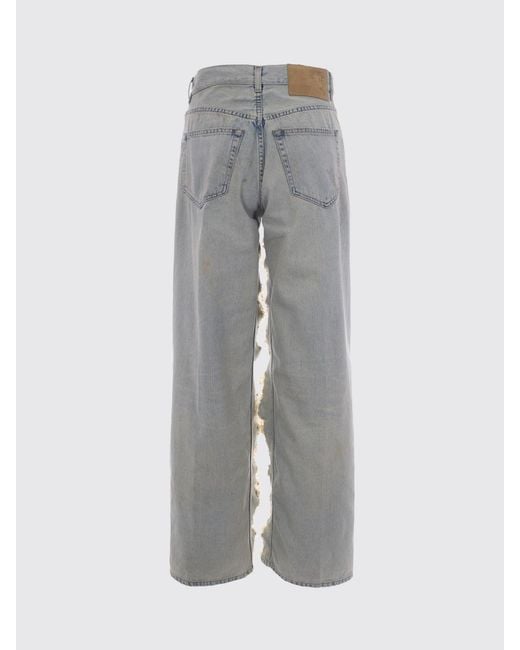 Jeans Bonnie De Pierna Ancha De Denim Satinado Haikure de color Blue