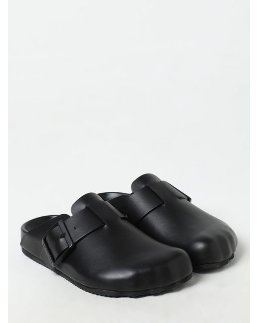 Balenciaga Black Flat Sandals