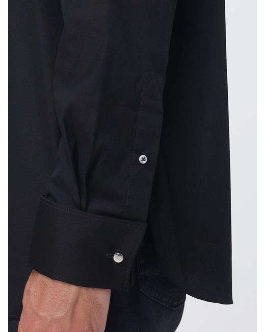 Zegna Blue Basic Stretch Poplin Shirt for men