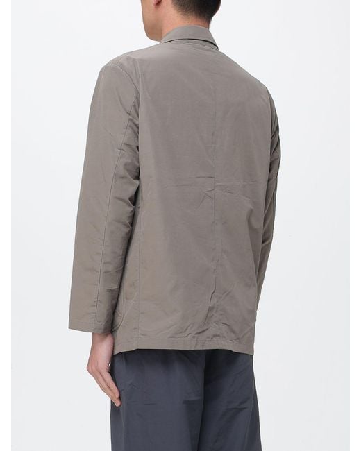 Goldwin Gray Single-Breasted Nylon Blazer for men
