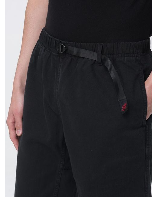 Gramicci Black Cotton Drawstring Shorts for men