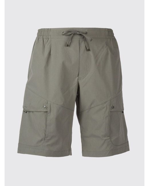 Parajumpers Gray Technical Fabric Cargo Shorts for men