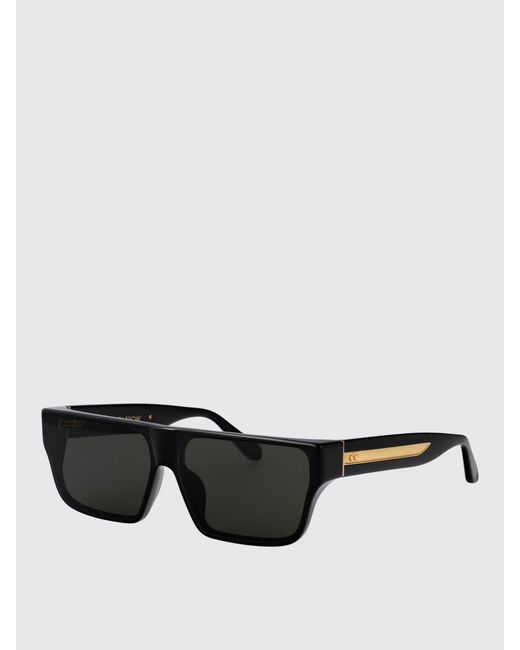 Linda Farrow Black Brady Acetate Sunglasses