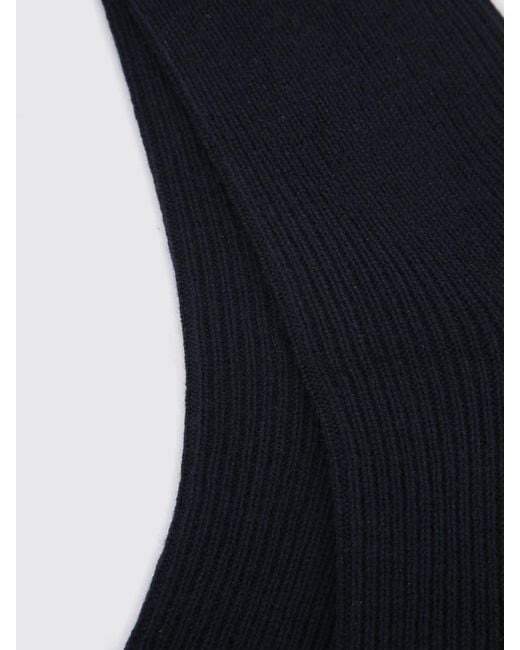 Loro Piana Blue Cashmere Socks for men