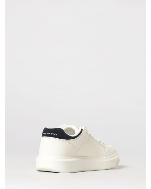 ARMANI EXCHANGE White Trainers for men