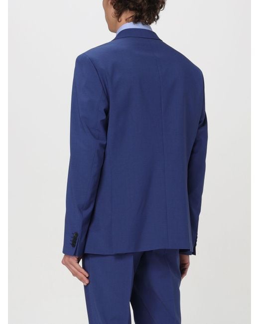 Blazer a monopetto di Calvin Klein in Blue da Uomo