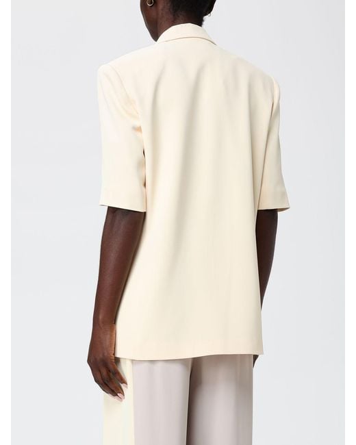 Hanita Natural Crepe Single-Breasted Blazer
