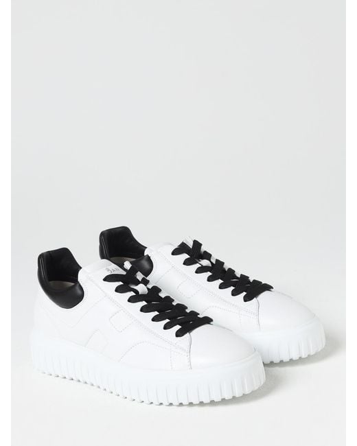 Baskets H-Stripes En Cuir Hogan pour homme en coloris White