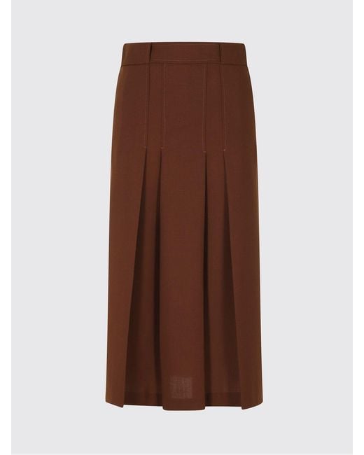 Semicouture Brown Skirt
