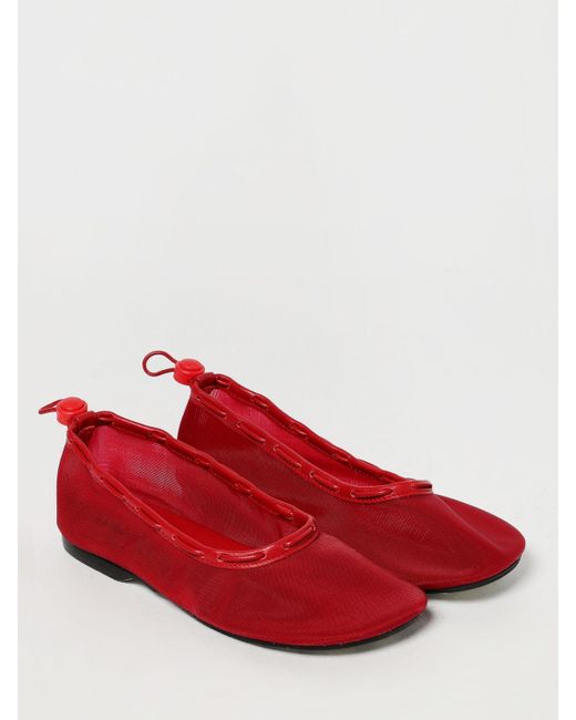 Alohas Red Ballet Flats