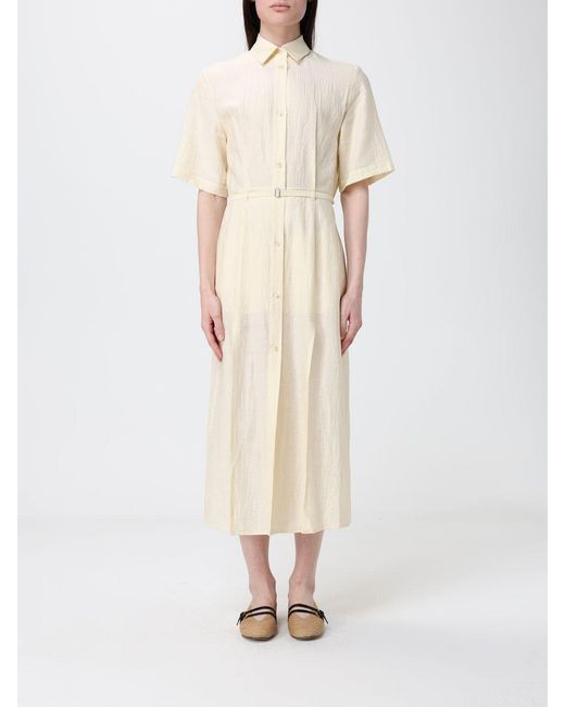 Tela Natural Linen Blend Chemisier Dress